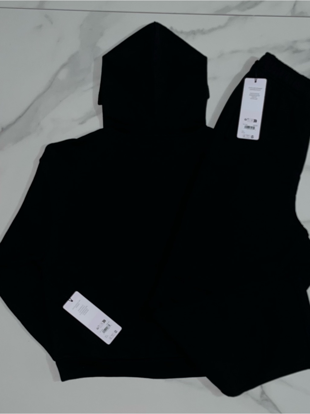 Alo Yoga Accolade Full Zip Hoodie & Sweatpants Set Black XS - Picture 2 of 13